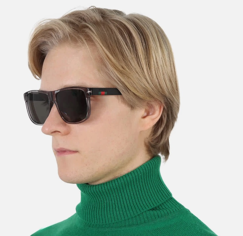 Óculos de sol feminino cinza Gucci GG00789S 001